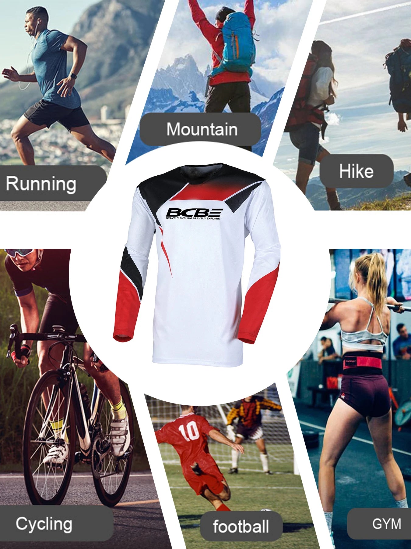 Mountain Bike Racing Jersey 🚴‍♂️ | Off-road Motocross Long Sleeve