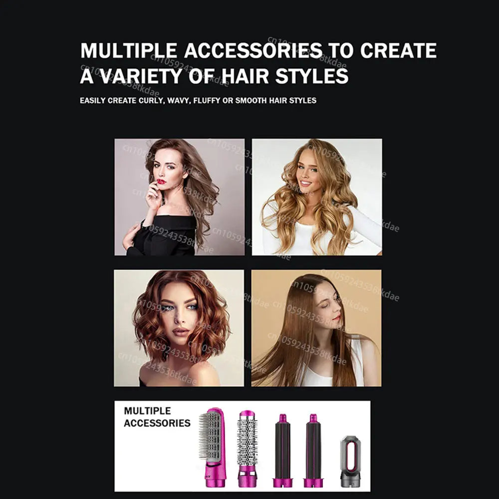 Discover Ultimate Versatility with the 5-in-1 Hair Dryer Styling Brush