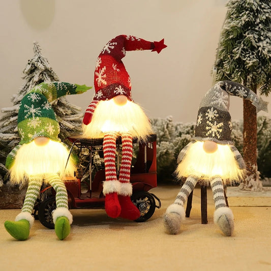 Glowing Gnome Christmas Doll | 6 Styles Faceless Decoration for Home | Merry Christmas & New Year Gift