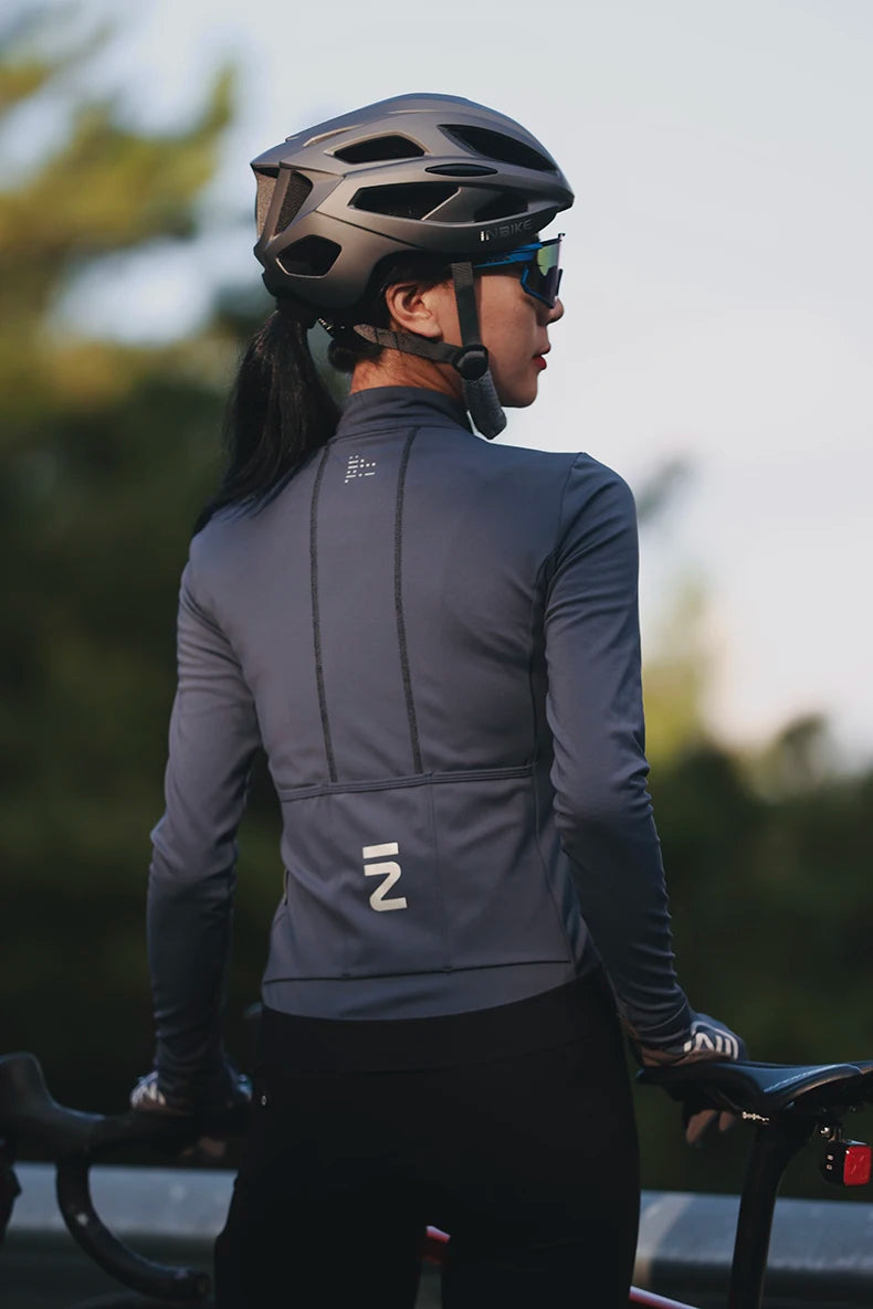 Women's Fleece Cycling Jersey 🚴‍♀️ | Winter Long Sleeve Windproof Bike Top | MTB & Road Jacket