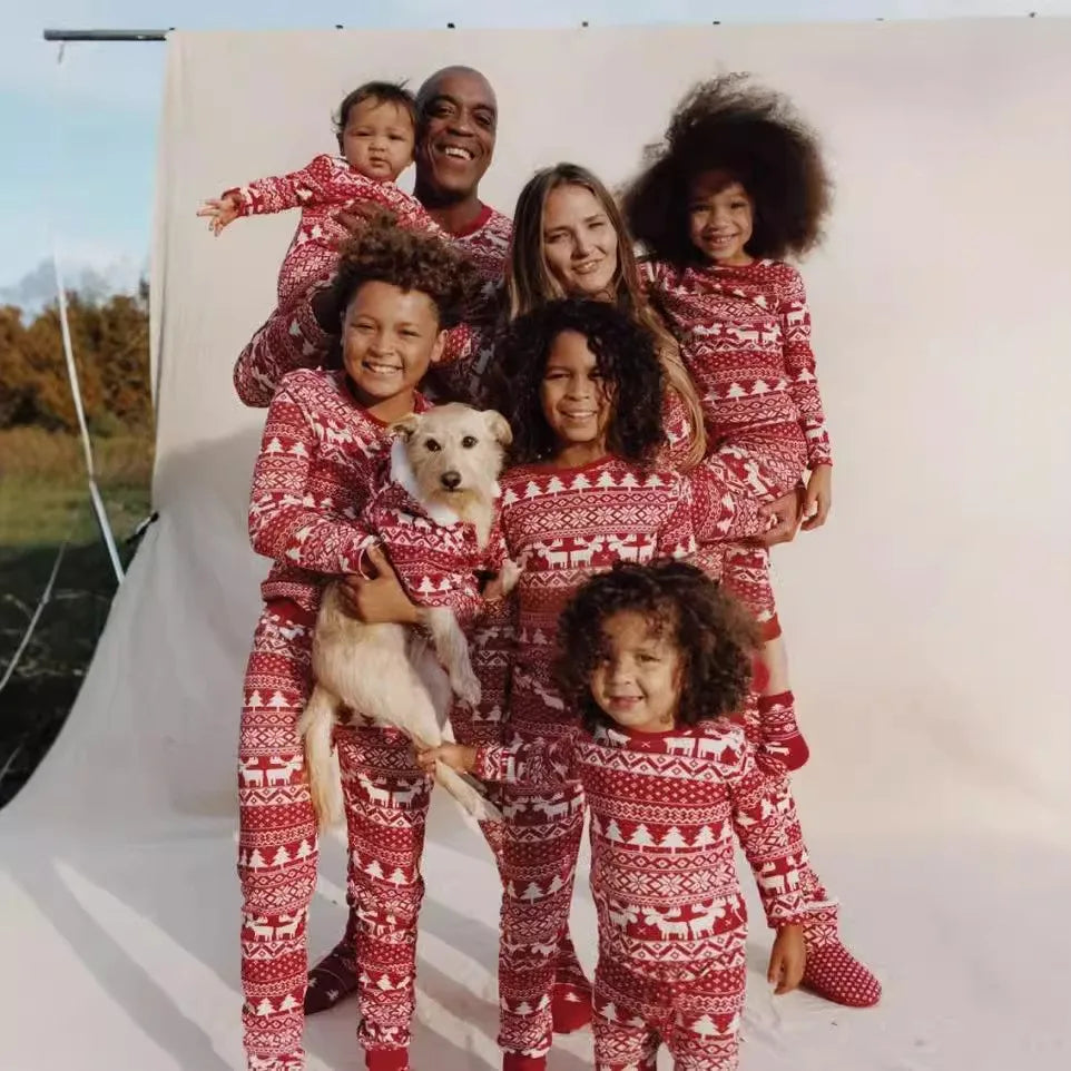 Christmas Pajamas Sets - Stylish Festival-Themed Family Set! 🎉👨‍👩‍👧