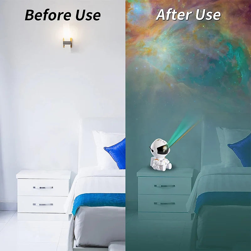 ✨ Galaxy Star Projector LED Night Light Starry Sky Astronaut Projector Lamp ✨