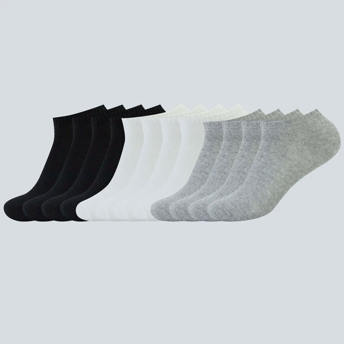 12 Pairs Men's Socks - Boat Socks