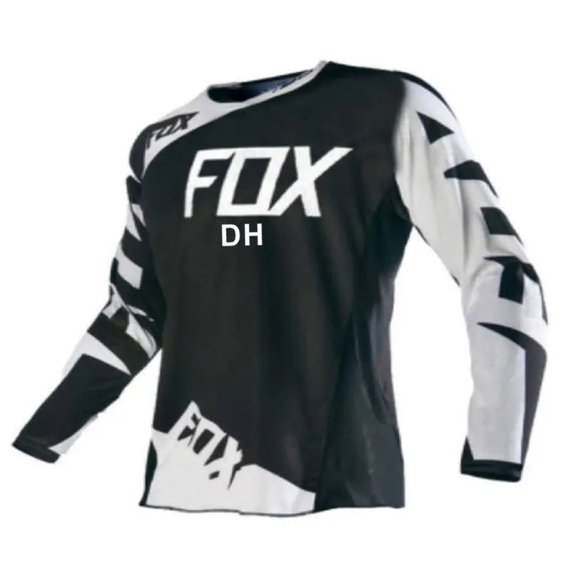 🔥 Long Sleeve Motocross Shirt for Men 🚴‍♂️ | MTB Downhill & Offroad Ready! 🏍️