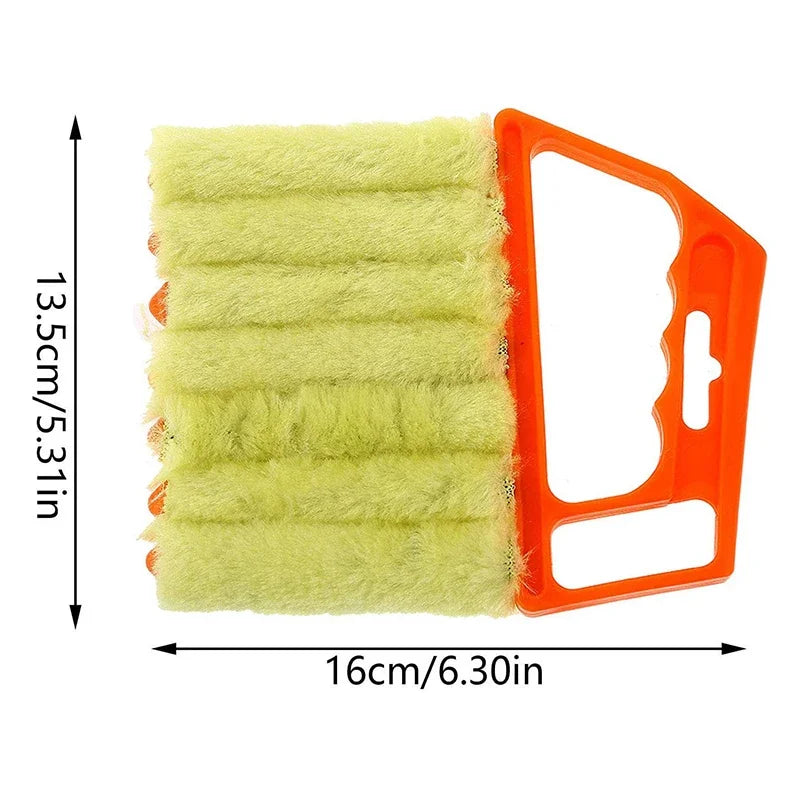 Window Cleaning Brush – Microfiber Air Conditioner Duster, Venetian Blind Blade Cleaner, Kitchen Tool