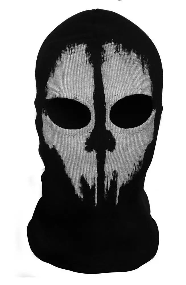 Men's Skull Balaclava Beanie | Full Face Mask for Winter Warmth | Ghost Skull Hood for Outdoor Sports