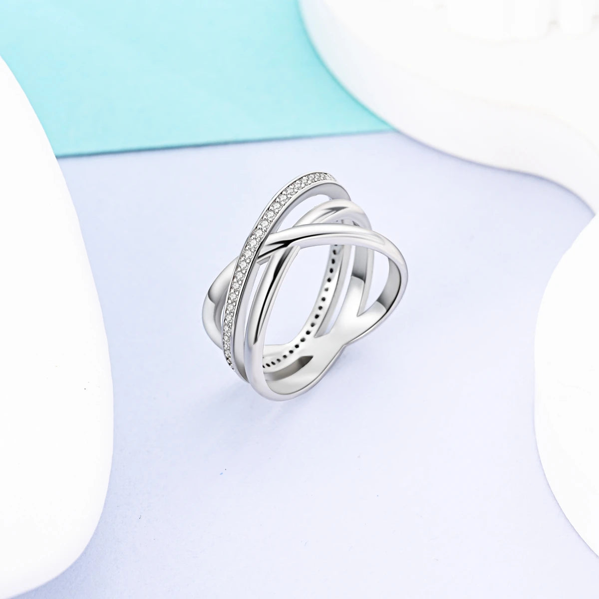 Silver Plated Infinite Love Firefly Ring Original Design Zircon Finger Rings For Women High Quality Wedding Jewelry Gift