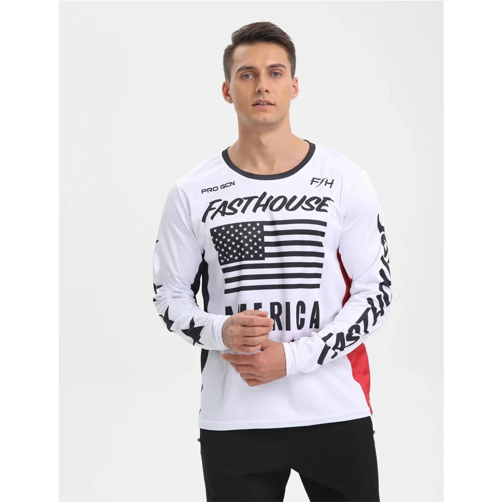 New Men's Downhill Jerseys - MTB Mountain Bike Shirts Offroad Motorcycle Jersey Motocross Sportwear Clothing