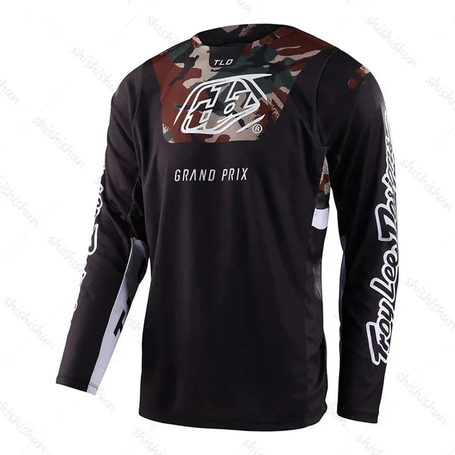 Men's Motocross Jersey MTB Downhill BMX Enduro Mountain Bike Shirt DH Motorcycle Gear