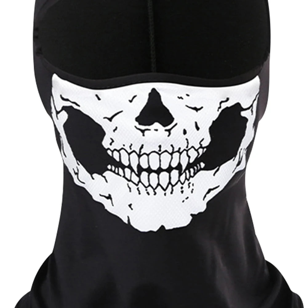 Unisex Skull Balaclava | Scary Skeleton Face Mask for Halloween & Outdoor Sports | Windproof Motorcycle Headgear