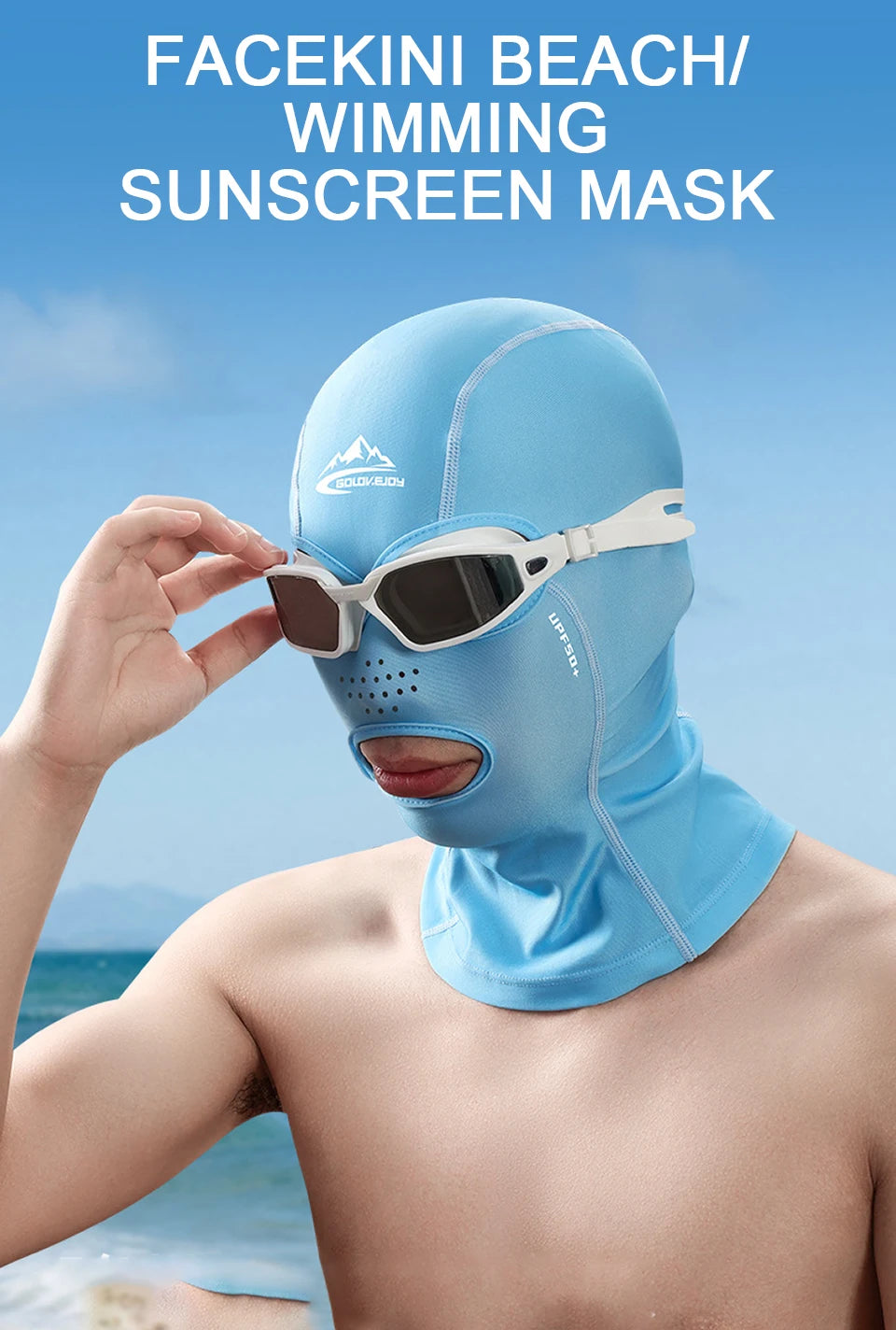 Breathable Cycling Balaclava | Ice Silk Facekini with UPF50+ Sun Protection | Outdoor Sports Headwear for Men & Women"