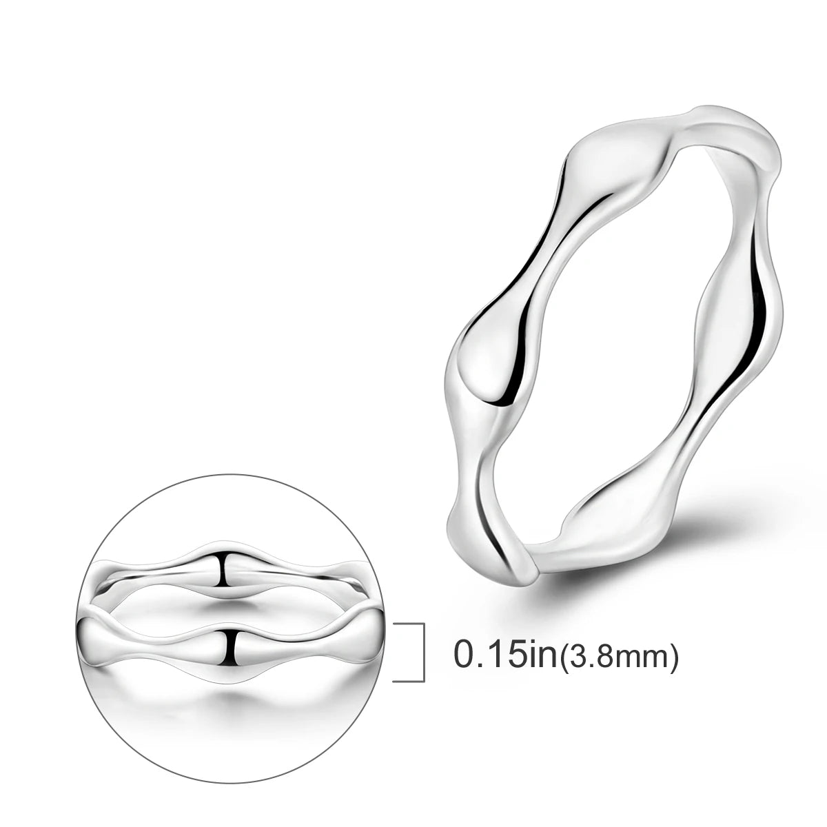 Silver Plated Infinite Love Firefly Ring Original Design Zircon Finger Rings For Women High Quality Wedding Jewelry Gift