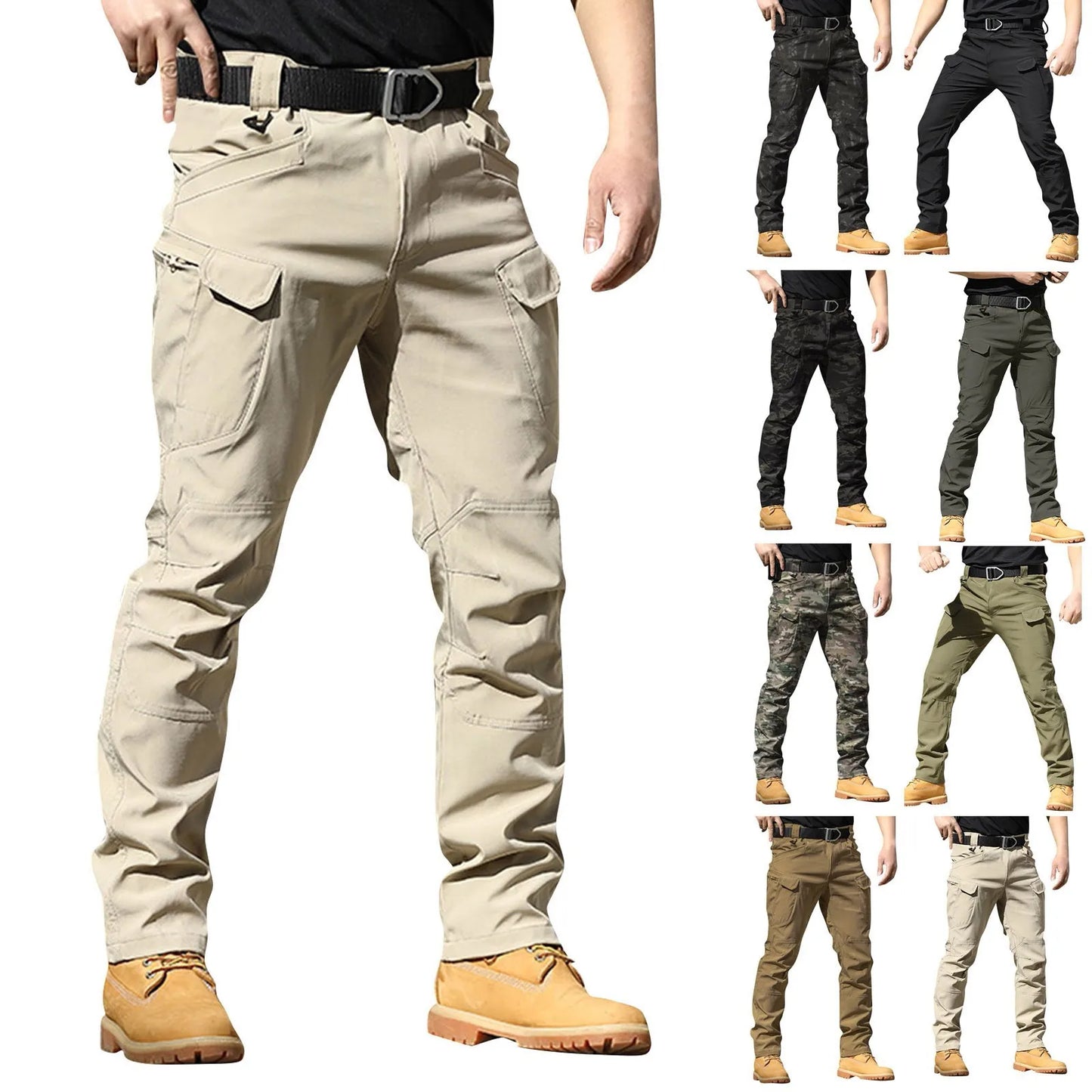 🪖 Men's Tactical Cargo Pants | Multi-Pocket Special Forces Overalls | Military-Grade Jogger Sports Pants | Casual & Workout Wear