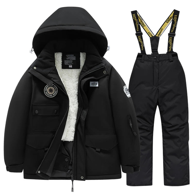 Kids' Waterproof Ski Suit Set – Warm Winter Snow Jacket & Pants for Boys & Girls ❄️