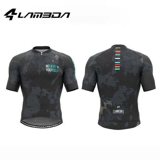 Men's Summer Cycling Jersey 🚴‍♂️ | Breathable, Quick-Dry MTB & Road Bike Shirt | Short Sleeve Sportswear