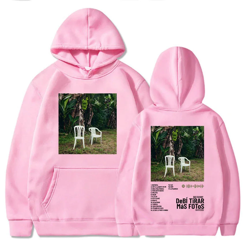 Debí Tirar MásFotos Hoodies 2025 Album Printing Sweatshirts Winter Casual Sudaderas Para Mujer Y Hombres