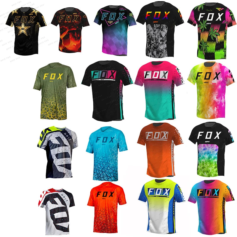 2022 Motocross & MTB Jersey | Downhill Enduro Bike T-shirt for Men & Women | Quick Dry Cycling Shirt | Color 11