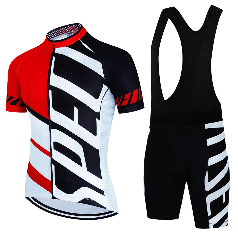 Men's Summer Cycling Jersey Set 🚴‍♂️ | Breathable Quick-Dry MTB Bike Suit | Ropa Ciclismo