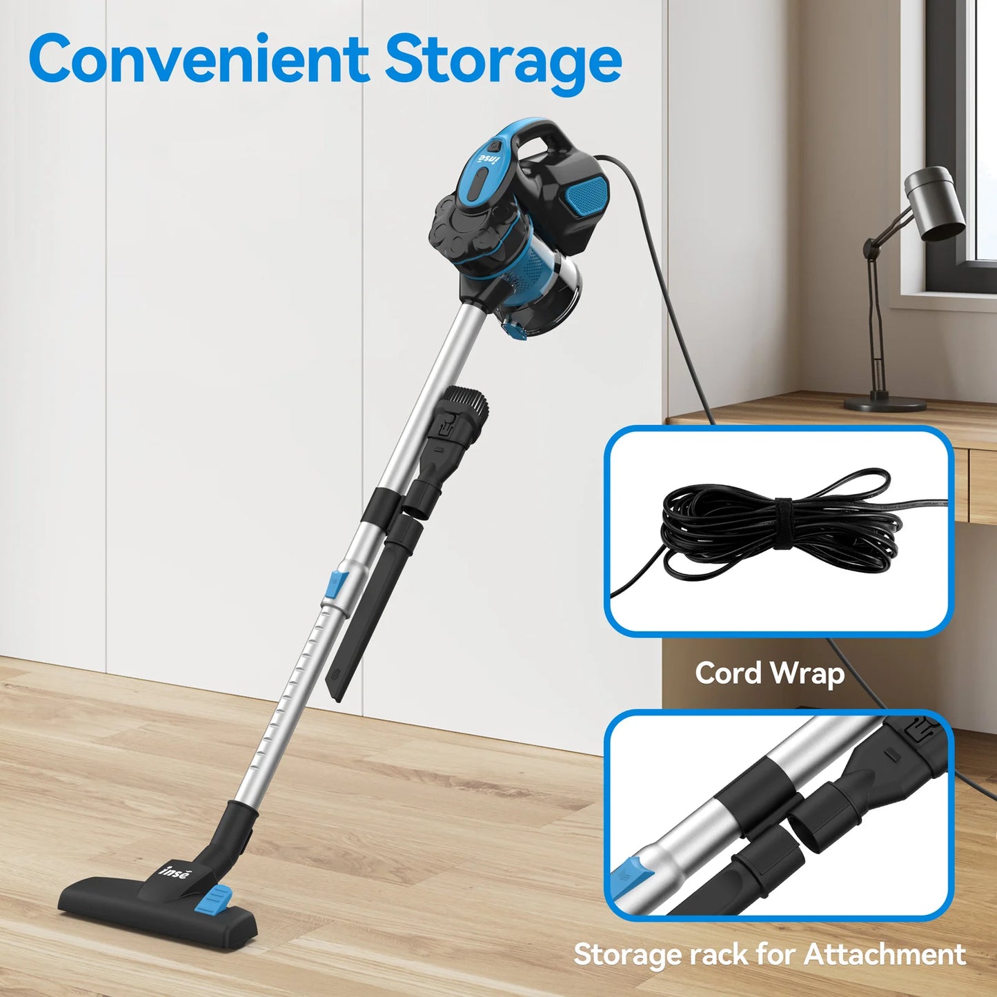 🧹 Vacuum Cleaner Corded INSE I5 - 18Kpa Powerful Suction 🧹