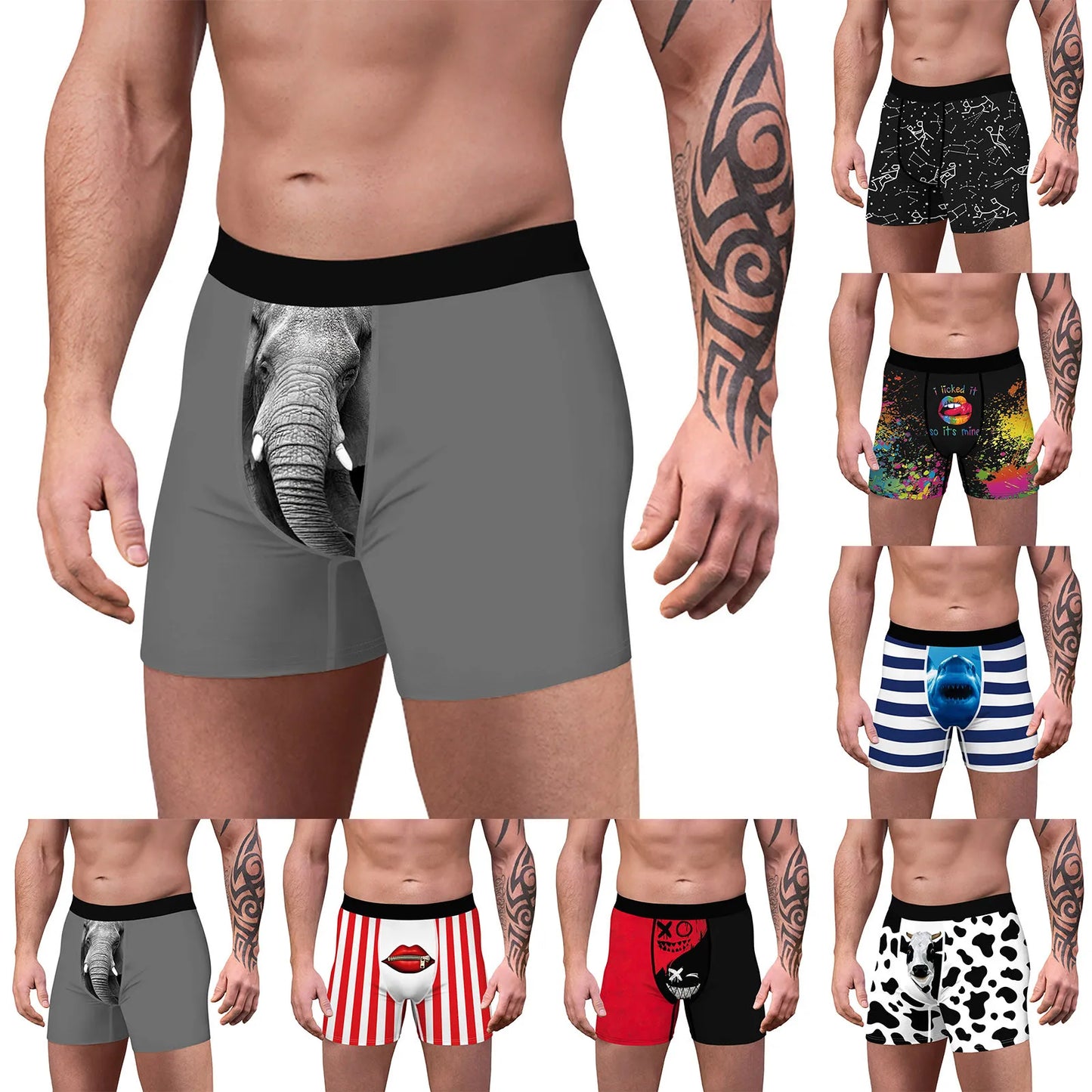 Elephant Nose Boxers Male Underwear 🐘