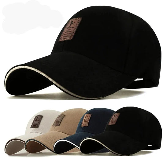 🌞 All-Season Men’s Cotton Baseball Cap | Korean Style Sports Sun Hat ☀️ | Sun Protection Peaked Cap 🧢