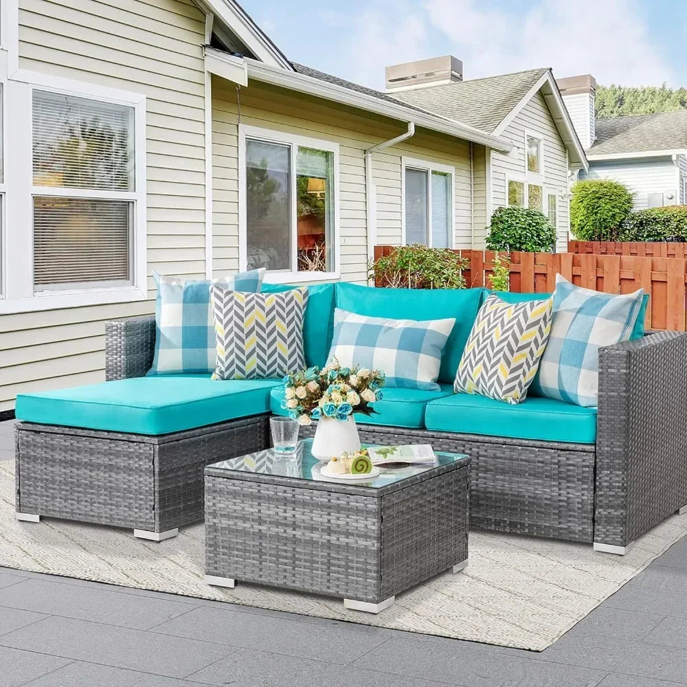 Outdoor Sofa 3-piece Set 🌞🏡