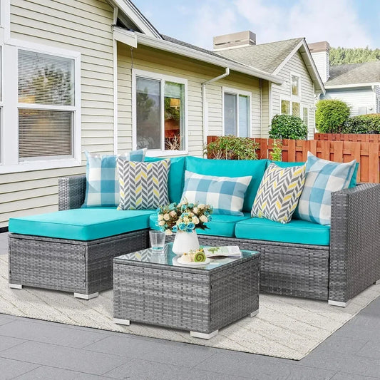 Outdoor Sofa 3-piece Set 🌞🏡