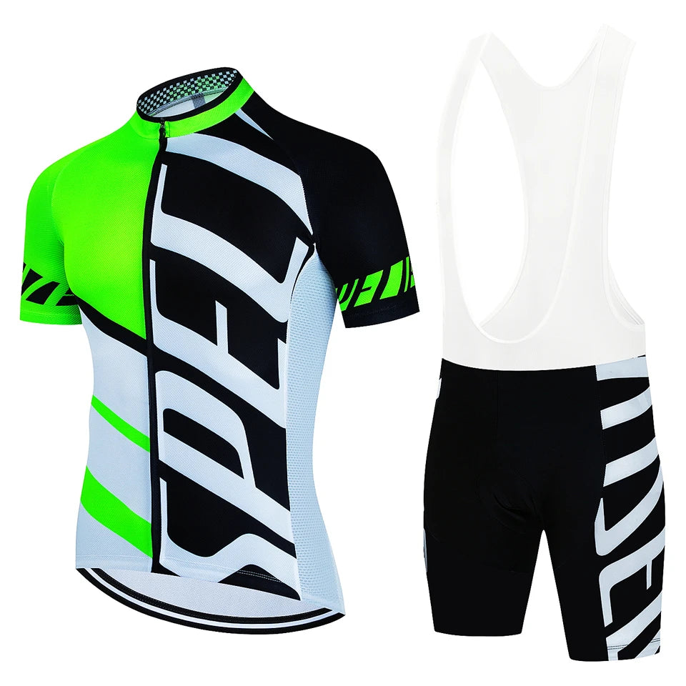 Men's Summer Cycling Jersey Set 🚴‍♂️ | Breathable Quick-Dry MTB Bike Suit | Ropa Ciclismo