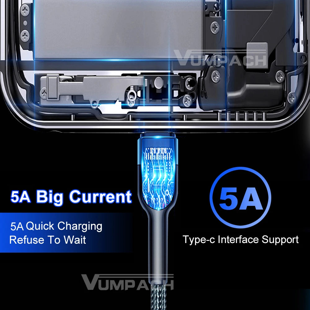 Fast USB C Cable Type C Cable for Fast Charging and Data Transfer