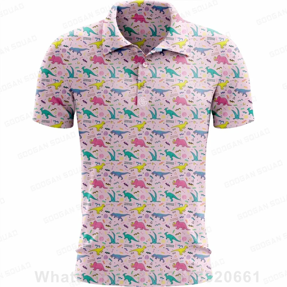 Men's Summer Polo Shirt ⛳ | Quick-Dry, Short Sleeve Casual Golf Tee