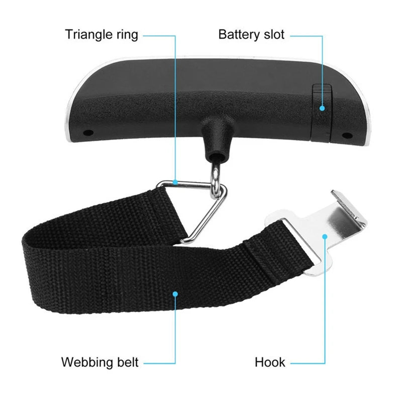 🧳 Portable Digital Scale – Weigh Your Luggage with Ease! 📏