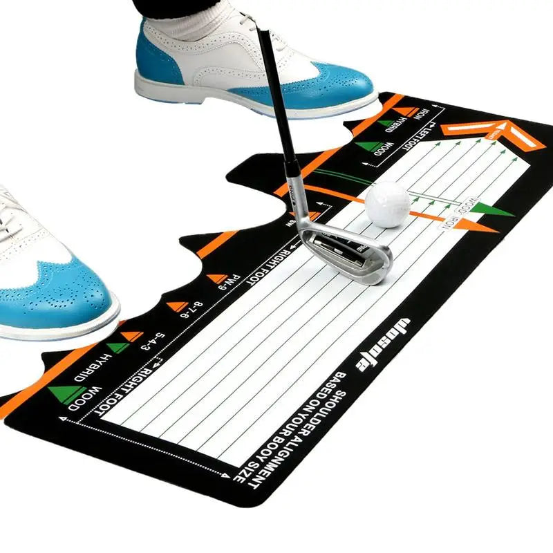 ⛳ Portable Golf Practice Putting Trainer Mat – Position Correction for Beginners