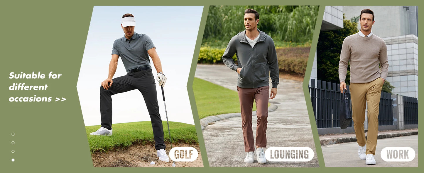 Golfist Men's Quick-Dry Pants 🏌️ | Breathable Business & Leisure Sportswear