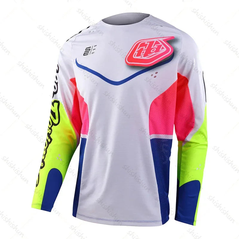 Men's Motocross Jersey MTB Downhill BMX Enduro Mountain Bike Shirt DH Motorcycle Gear