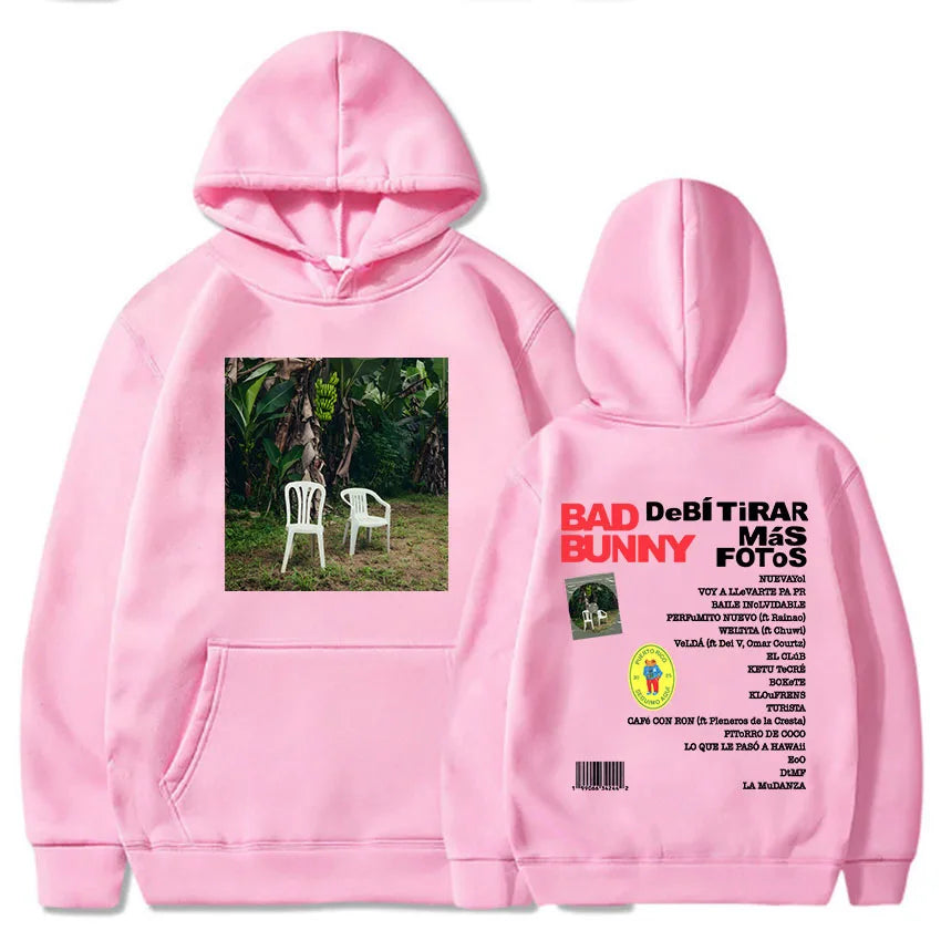 Debí Tirar MásFotos Hoodies 2025 Album Printing Sweatshirts Winter Casual Sudaderas Para Mujer Y Hombres