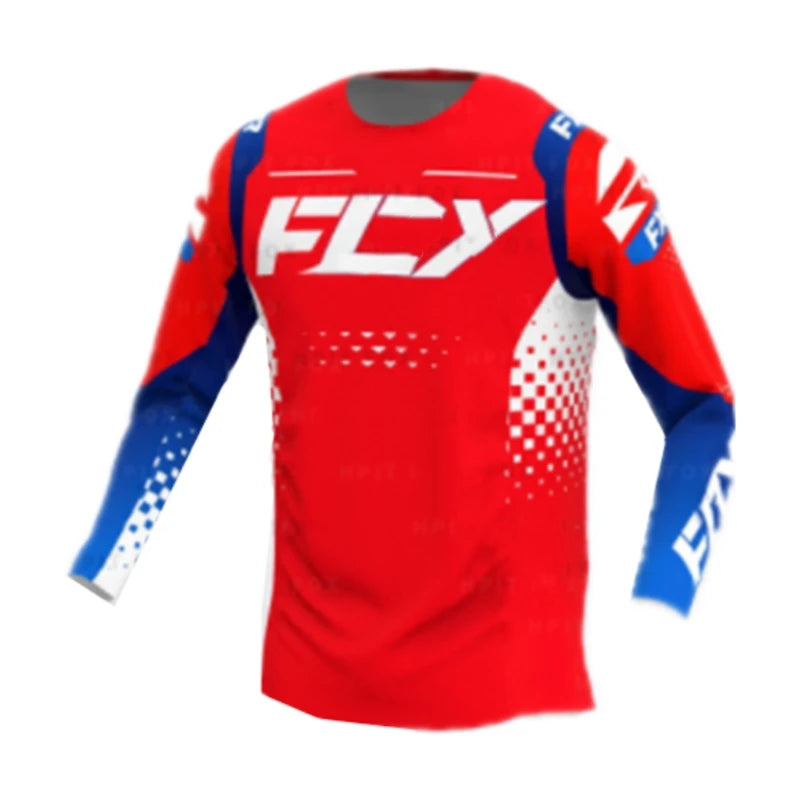 MTB Downhill Motocross Jersey | Enduro BMX Cycling Shirt for Men & Women | Breathable Bike Maillot