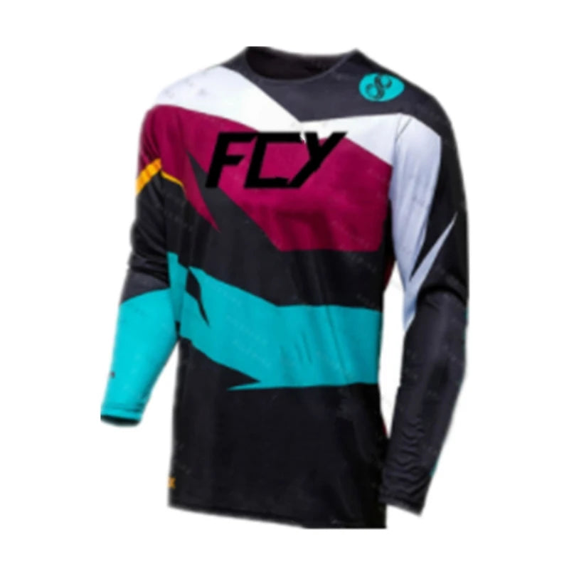 MTB Downhill Motocross Jersey | Enduro BMX Cycling Shirt for Men & Women | Breathable Bike Maillot