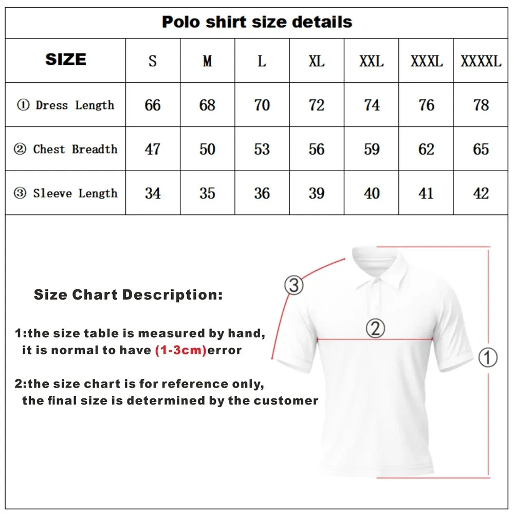 Men's Golf Polo Shirt ⛳ | High-End Fashion, Quick Dry & Breathable Sportswear