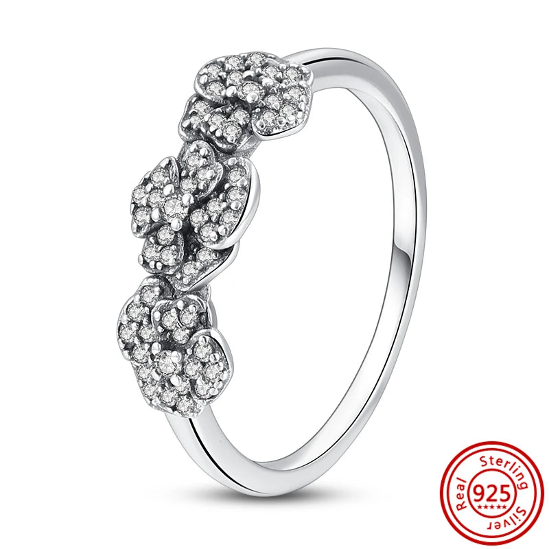 Elegant 925 Sterling Silver Crown Heart Wing Ring – A Timeless Anniversary Gift