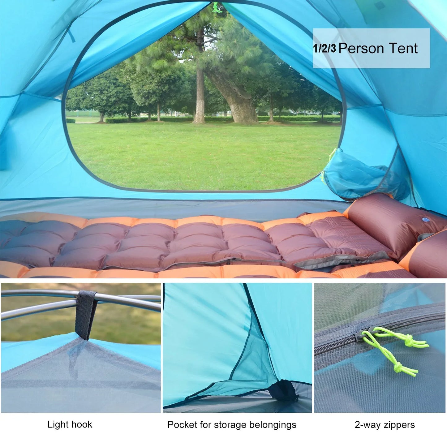 🏕️ Desert Fox Camping Tents - Lightweight Waterproof Backpacking Tent for Family Hiking and Traveling 🌧️