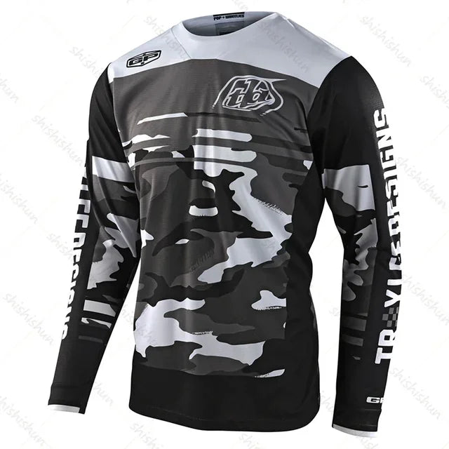 Men's Motocross Jersey MTB Downhill BMX Enduro Mountain Bike Shirt DH Motorcycle Gear