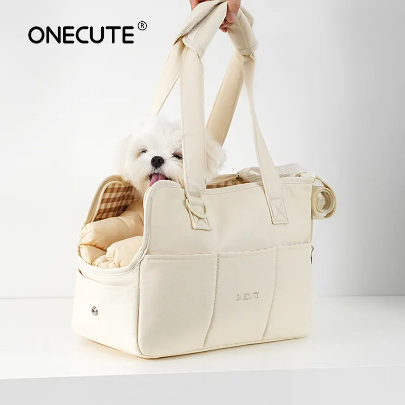 Puppy Go Out Portable Shoulder Handbag - Dog & Cat Carrier for Small Pets 🐶🐱✨