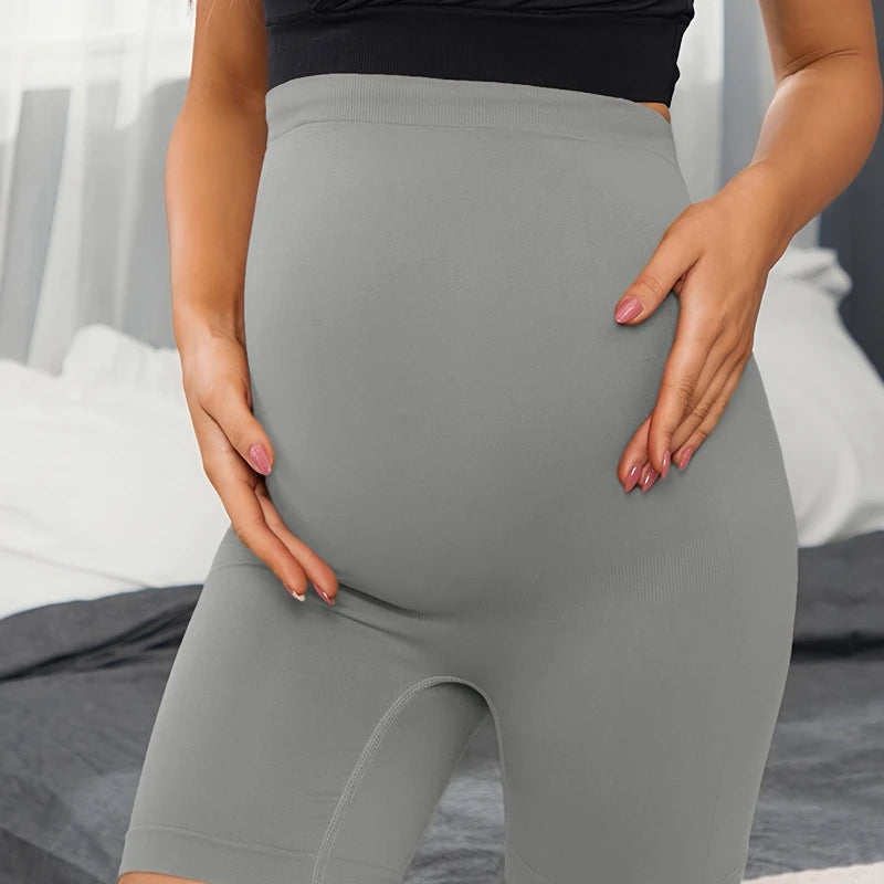 Maternity Striped Tights Plus Size High Elasticity Underwear Clothes for Fat Pregnant Women Pregnancy Breathable Safety Shorts