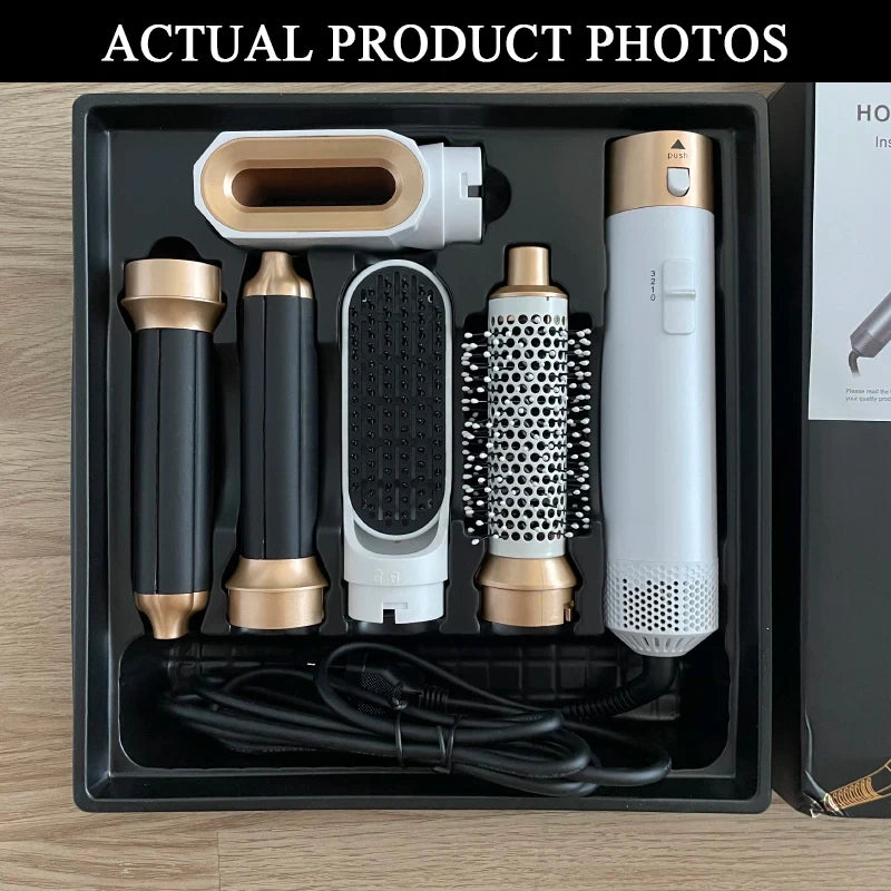 💇‍♀️ 5 in 1 Hair Dryer Hot Comb Set 💇‍♂️