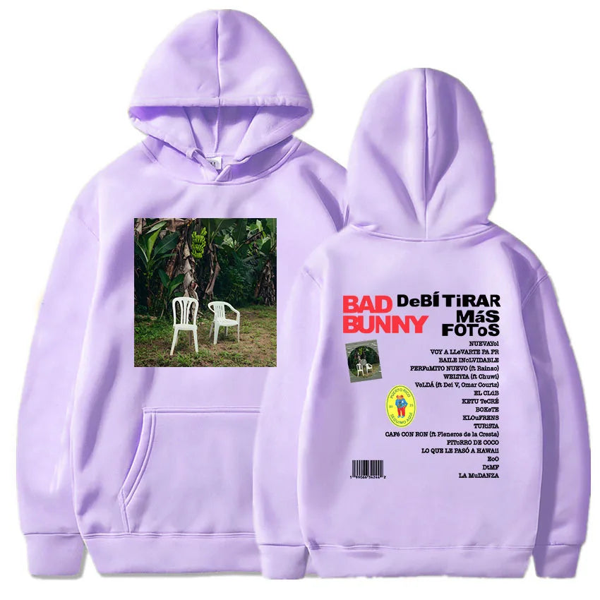 Debí Tirar MásFotos Hoodies 2025 Album Printing Sweatshirts Winter Casual Sudaderas Para Mujer Y Hombres