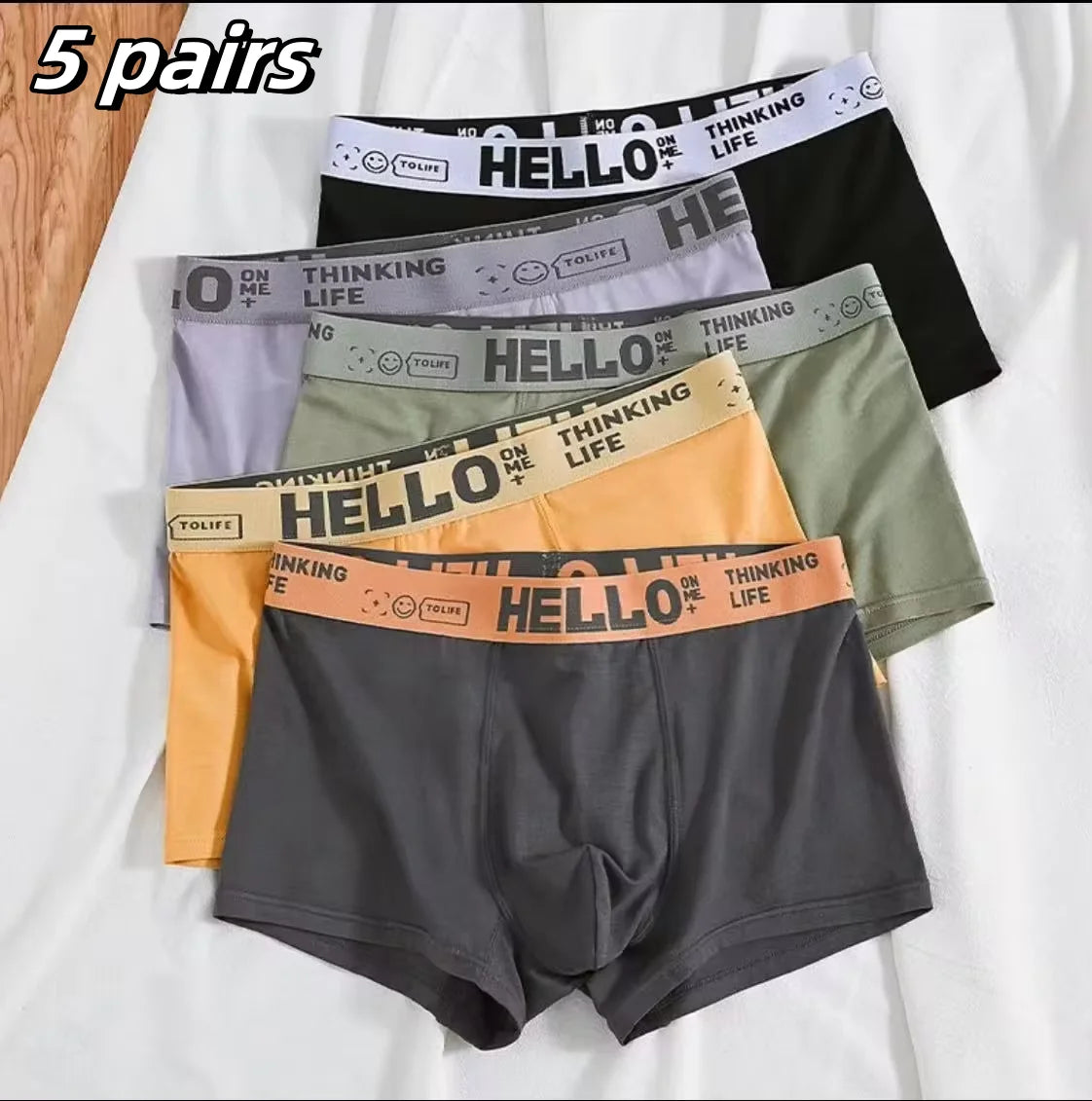 Men's Boxer Briefs 🩳 Soft Breathable Cotton Underwear | Sports Underpants L-XXL