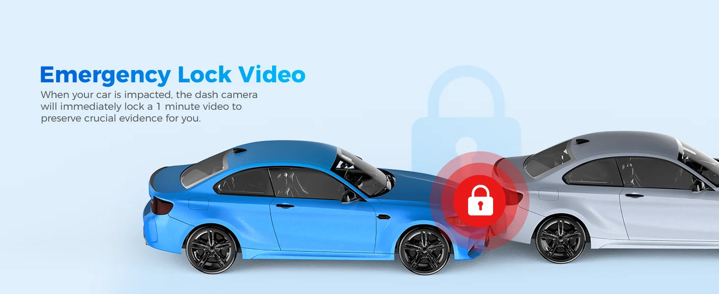 Stay Secure with the 4K Dual Dash Cam! 🚗📸