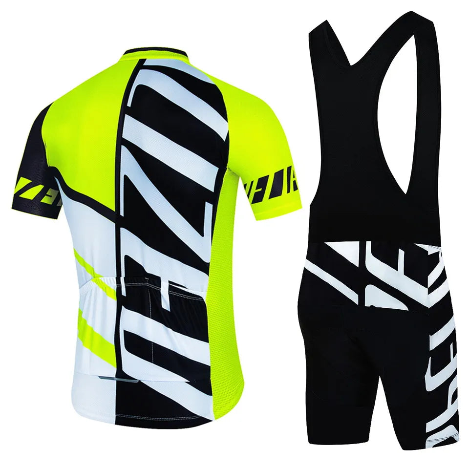 Men's Summer Cycling Jersey Set 🚴‍♂️ | Breathable Quick-Dry MTB Bike Suit | Ropa Ciclismo