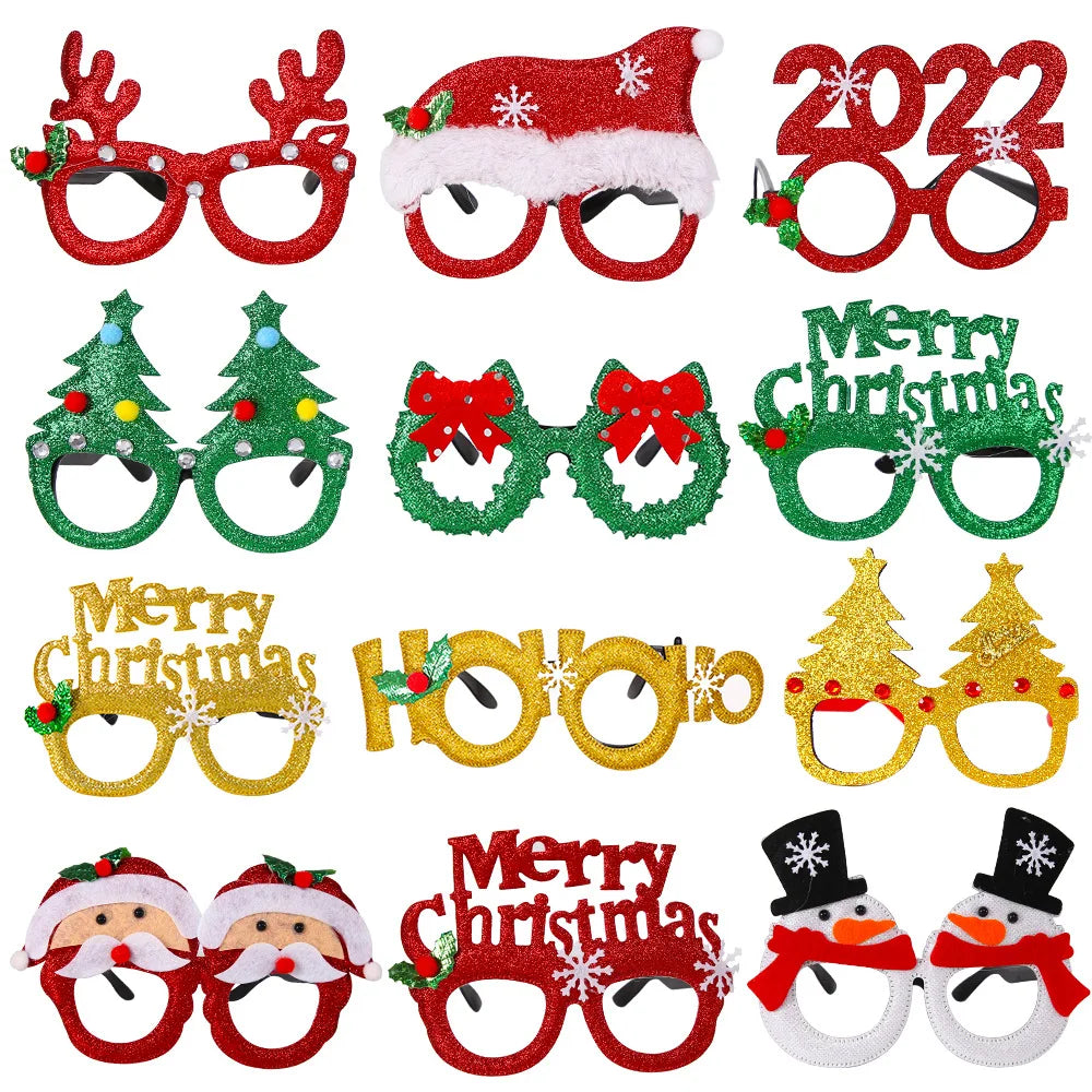 🎅 Fun Christmas Glasses for Kids 🎄 | Santa & Snowman Antlers Frames for Festive Cheer! 🥳