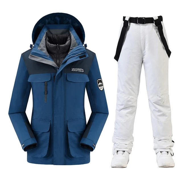 New Women’s Ski Suit ⛷️ Waterproof Windproof Snowboard Set – Warm Down Jacket & Snow Pants